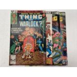 FOUR VINTAGE MARVEL THE THING COMICS FROM THE 1980'S