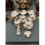 A QUANTITY OF ROYAL ALBERT 'OLD COUNTRY ROSES' TO INCLUDE CUPS AND SAUCERS, BOWLS, ETC