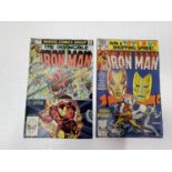 TWO VINTAGE MARVEL IRON MAN COMICS FROM THE 1980'S