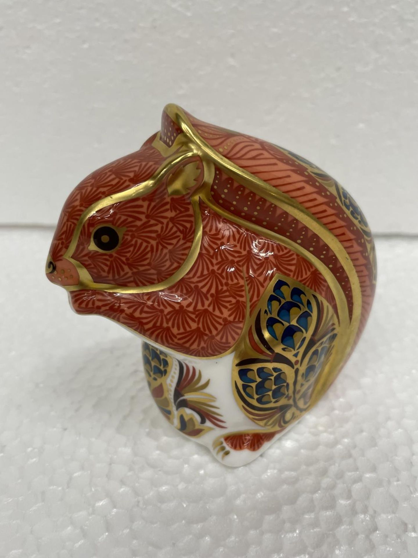 A ROYAL CROWN DERBY SQUIRREL (SECOND)