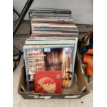 A LARGE ASSORTMENT OF VINTAGE LP RECORDS