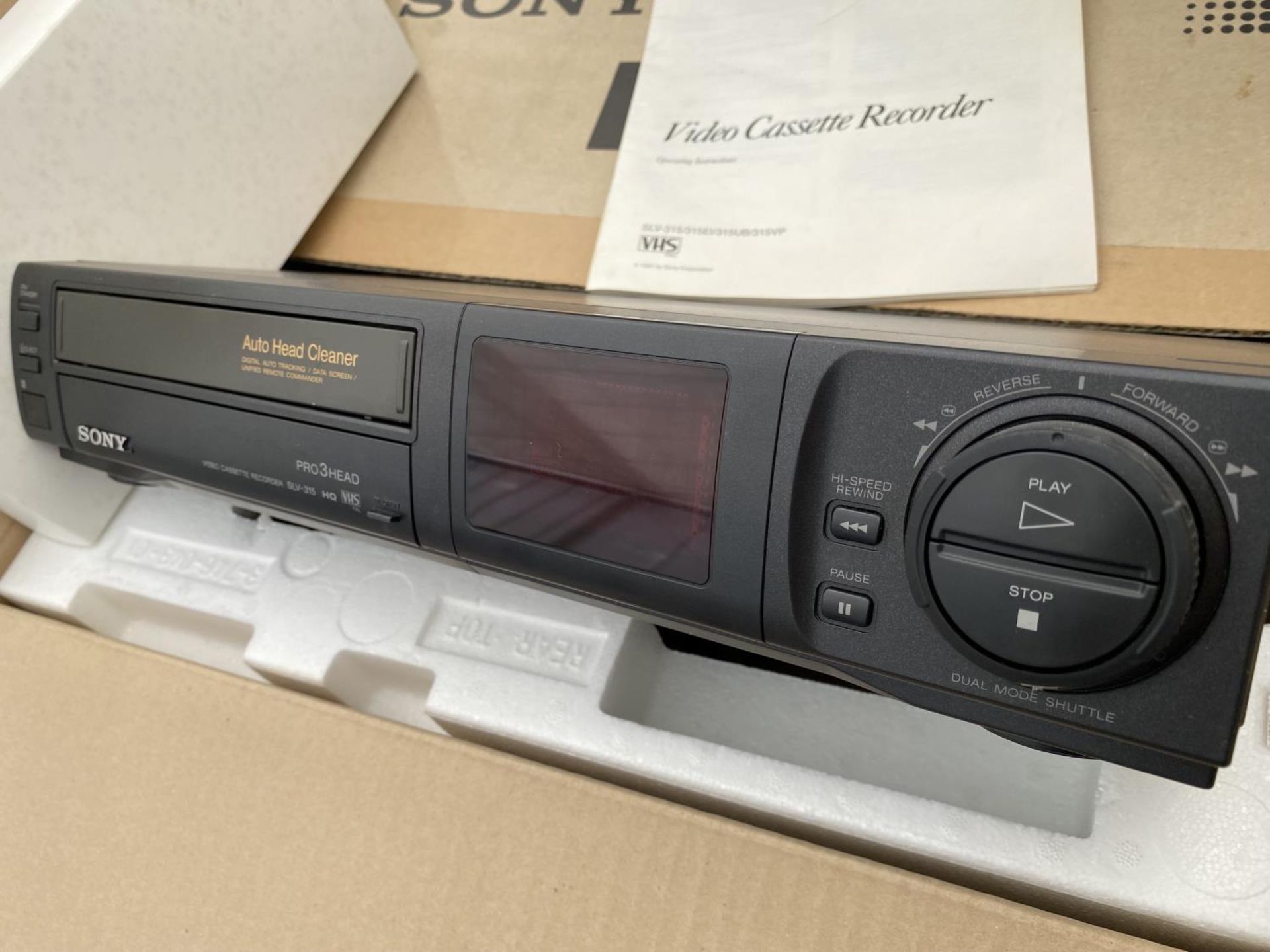 A SONY SLV-315 VHS RECORDER - Image 2 of 4