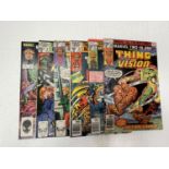 SIX VINTAGE MARVEL THE THING COMICS FROM THE 1980'S