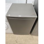 A SILVER UNDERCOUNTER FRIDGE