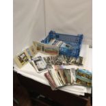A COLLECTION OF POSTCARDS TO INCLUDE SOME VINTAGE MAINLY HOLIDAY LANDMARKS AND DESTINATIONS, PLUS