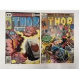 TWO VINTAGE MARVEL THOR COMICS FROM THE 1970'S
