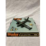 A DINKY TOYS VINTAGE U.S ARMY T 42A PLANE IN ORIGINAL BLISTER PACK