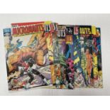 TEN VINTAGE MARVEL MICRONAUTS COMICS FROM THE 1980'S