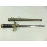 A REPLICA NAZI GERMANY OFFICERS DRESS DAGGER 26.5 CM BLADE