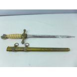 A REPLICA NAZI GERMANY KRIEGSMARINE DAGGER 25.5 CM BLADE