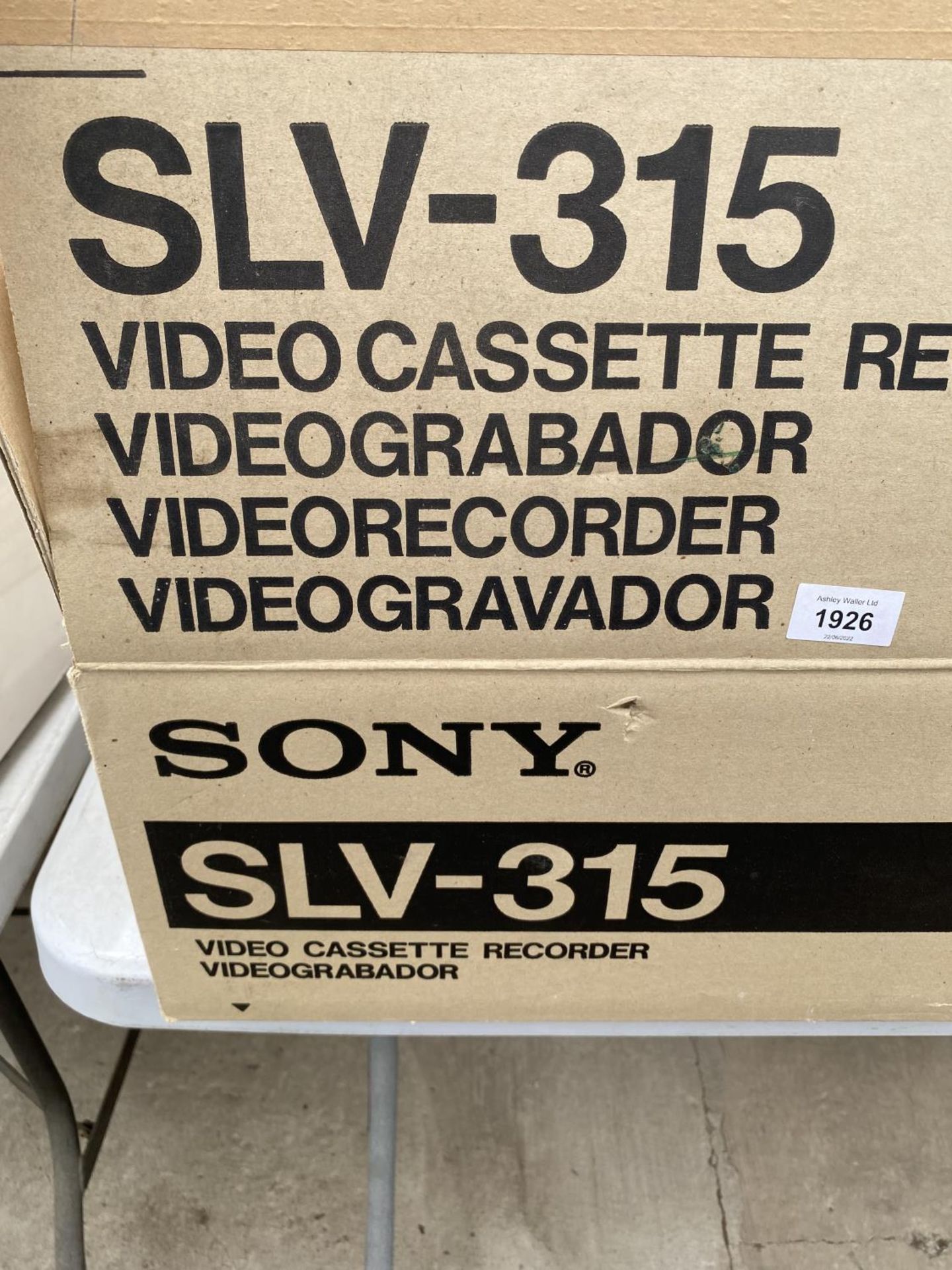 A SONY SLV-315 VHS RECORDER - Image 4 of 4