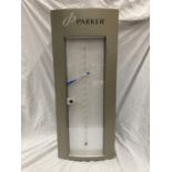 AN OFFICIAL PARKER PEN TWO BERTH DISPLAY STAND