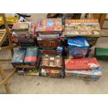 A LARGE COLLECTION OF RETRO BOARD GAMES