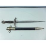 A REPLICA NAZI GERMANY FIRST MODEL LUFTWAFFE DAGGER 31 CM BLADE