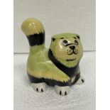 A LORNA BAILEY HAND PAINTED AND SIGNED CAT FLUFFY