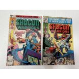 TWO VINTAGE MARVEL SHOGUN WARRIORS COMICS FROM THE 1980'S