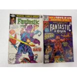 TWO VINTAGE MARVEL FANTASTIC FOUR COMICS FROM THE 1980'S