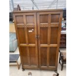 A MID 20TH CENTURY WARING & GILLOW TWO DOOR WARDROBE, 45" WIDE