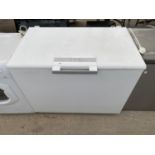 A WHITE JOHN LEWIS CHEST FREEZER