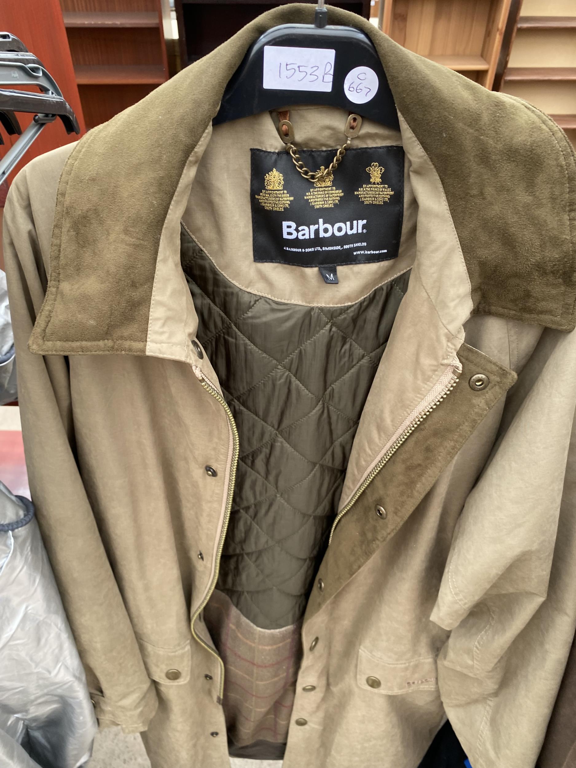 A MEDIUM BARBOUR TRENCH COAT - Image 2 of 5