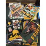 A VERY LARGE COLLECTION WOLVES HOME PROGRAMMES TO INCLUDE V MAN UNITED 1980, V ARSENAL FA CUP