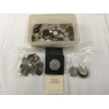A SELECTION OF PREDOMINENTLY MID 20TH CENTURY EUROPE AND WORLD COINS . INCLUDED HU-PEH TEN CASH ,