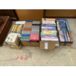 A LARGE ASSORTMENT OF VHS VIDEOS