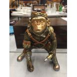 A STEAM PUNK STYLE MONKEY HEIGHT APPROX 20CM