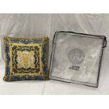 A GIANNI VERSACE CUSHION DESIGN CU21TV00021 SIZE 45CM X 45CM IN ORIGINAL BAG