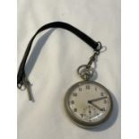 A 1940?S MILITARY GS/TP SERVICE OPEN FACED POCKET WATCH , SERIAL NUMBER 066644 50MM