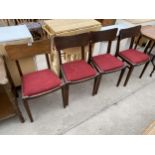 A SET OF FOUR G-PLAN E.GOMME DINING CHAIRS