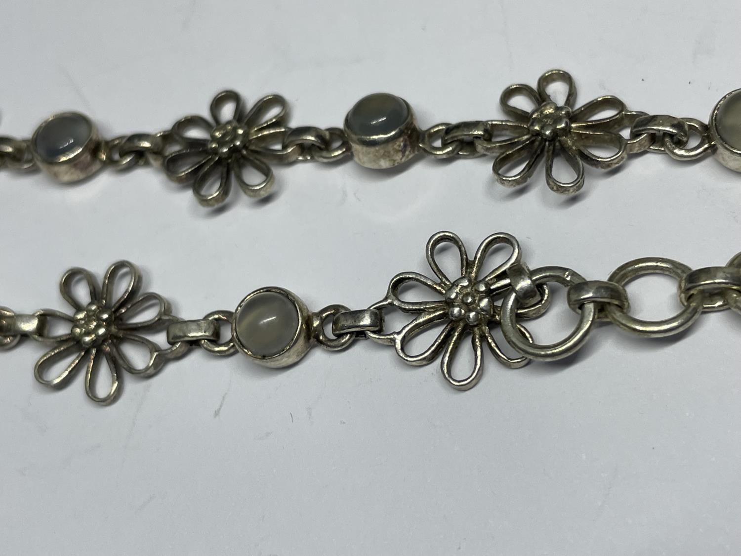 FOUR MARKED SILVER BRACELETS TO INCLUDE A BANGLE - Image 4 of 4
