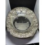 A WMF GERMANY ORNATE SILVER PLATED DISH