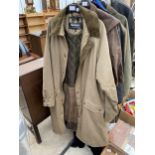 A MEDIUM BARBOUR TRENCH COAT