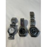 THREE WRISTWATCHES TO INCLUDE AN AVIA, HEAD AND BEVERLEY HILLS POLO CLUB