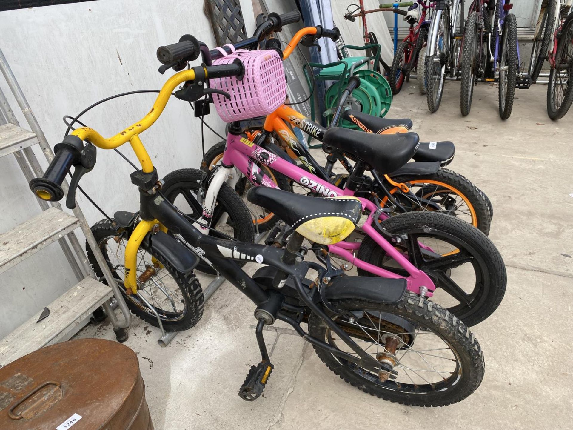 FOUR VARIOUS CHILDRENS BIKES - Image 2 of 6