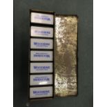 A VINTAGE SET OF 'WOODBINE' DOMINOES IN THE ORIGINAL 'WOODBINES' TIN