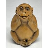 A CARVED MONKEY