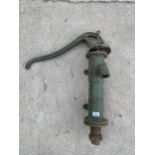 A VINTAGE CAST IRON WATER PUMP