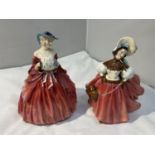 TWO ROYAL DOULTON FIGURES TO INCLUDE GENEVIEVE HN 1962 AND THE SKATER HN2117