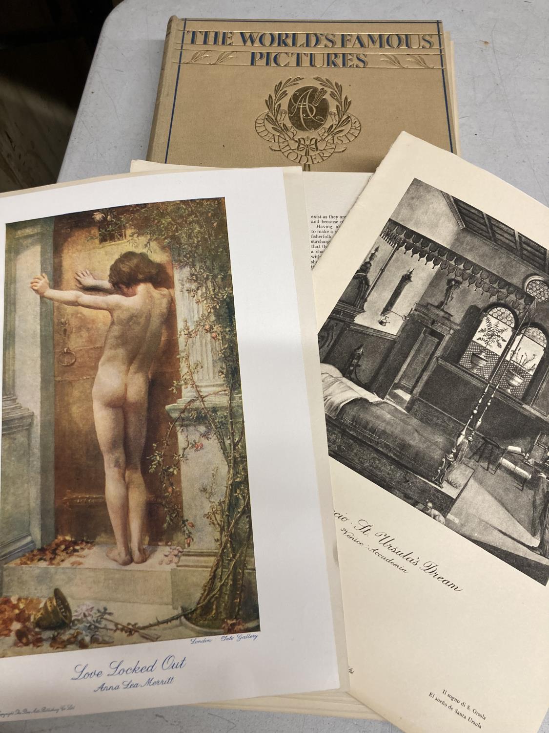 TWO HARDBACK COPIES OF 'THE WORLD'S FAMOUS PICTURES' OLD AND MODERN MASTERS - VOLUME 1 AND 2 - Image 3 of 3