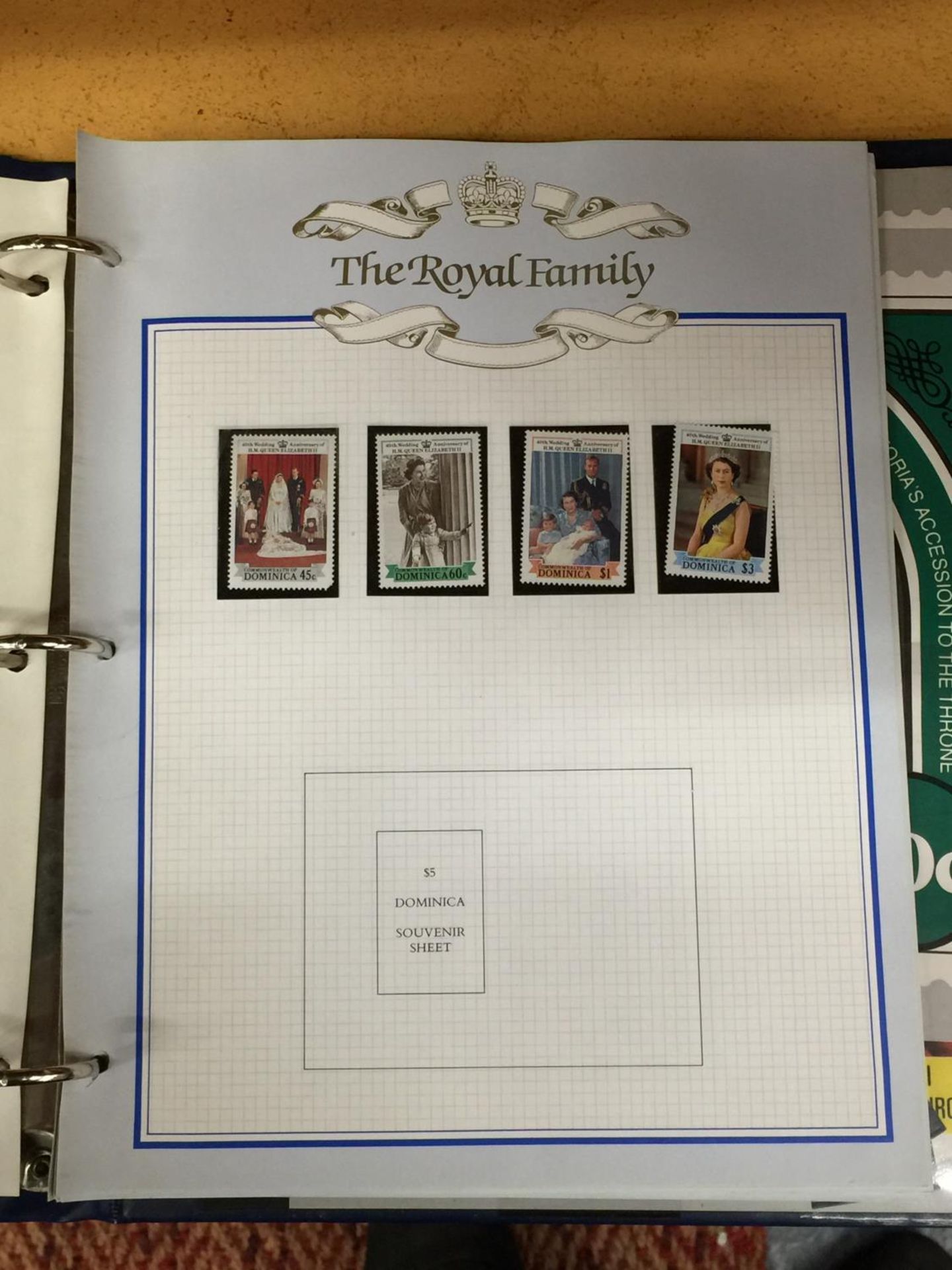 A ROYAL FAMILY STAMP ALBUM - Image 2 of 7