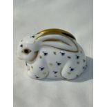 A ROYAL CROWN DERBY RABBIT