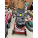 A LASER BY MOUNTFIELD PETROL LAWN MOWER WITH HONDA ENGINE