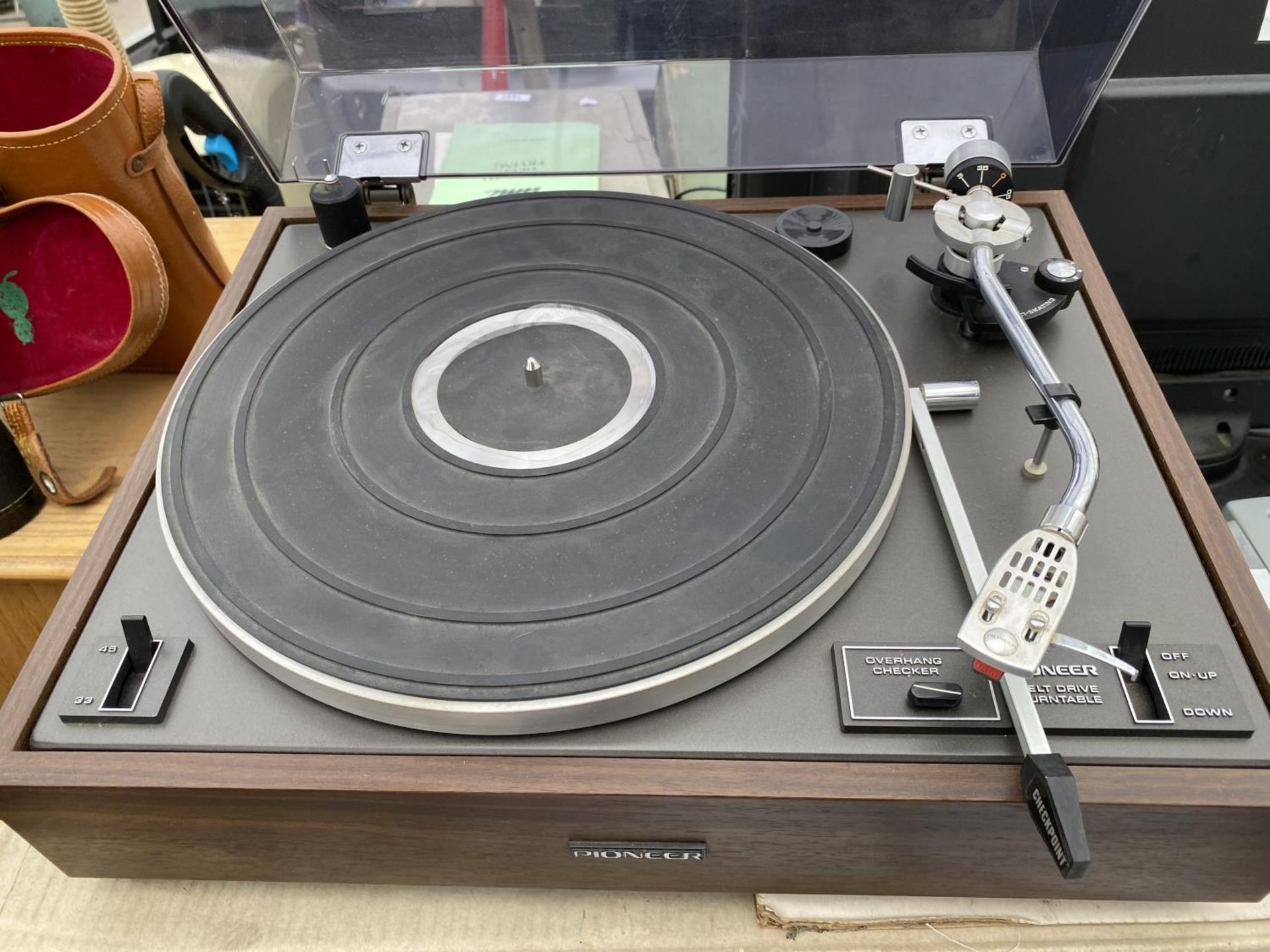 A PIONEER BELT DRIVEN TURNTABLE - Image 2 of 3