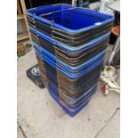 A LARGE QUANTITY OF SHOP BASKETS