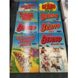 A COLLECTION OF VINTAGE BEANO AND THE BASH STREET KIDS ANNUALS