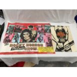THE ROCKY HORROR PICTURE SHOW FILM POSTER - A/F - HAS A FEW TEARS 91.5CM X 68.5CM PLUS THE ROCKY
