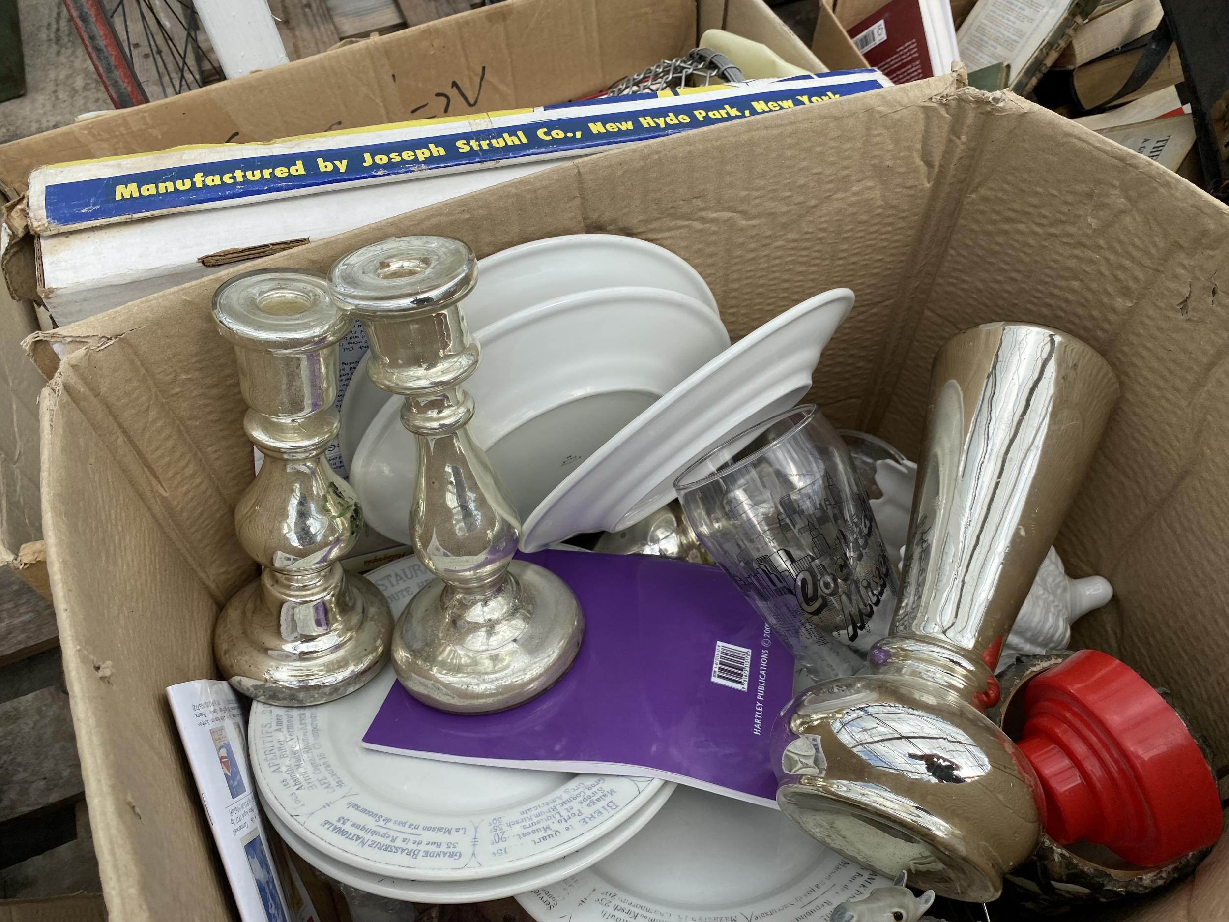 AN ASSORTMENT OF HOUSEHOLD CLEARANCE ITEMS TO INCLUDE CERAMICS - Image 6 of 6