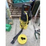 A KARCHER K2.300 PRESSURE WASHER AND ATTATCHMENTS